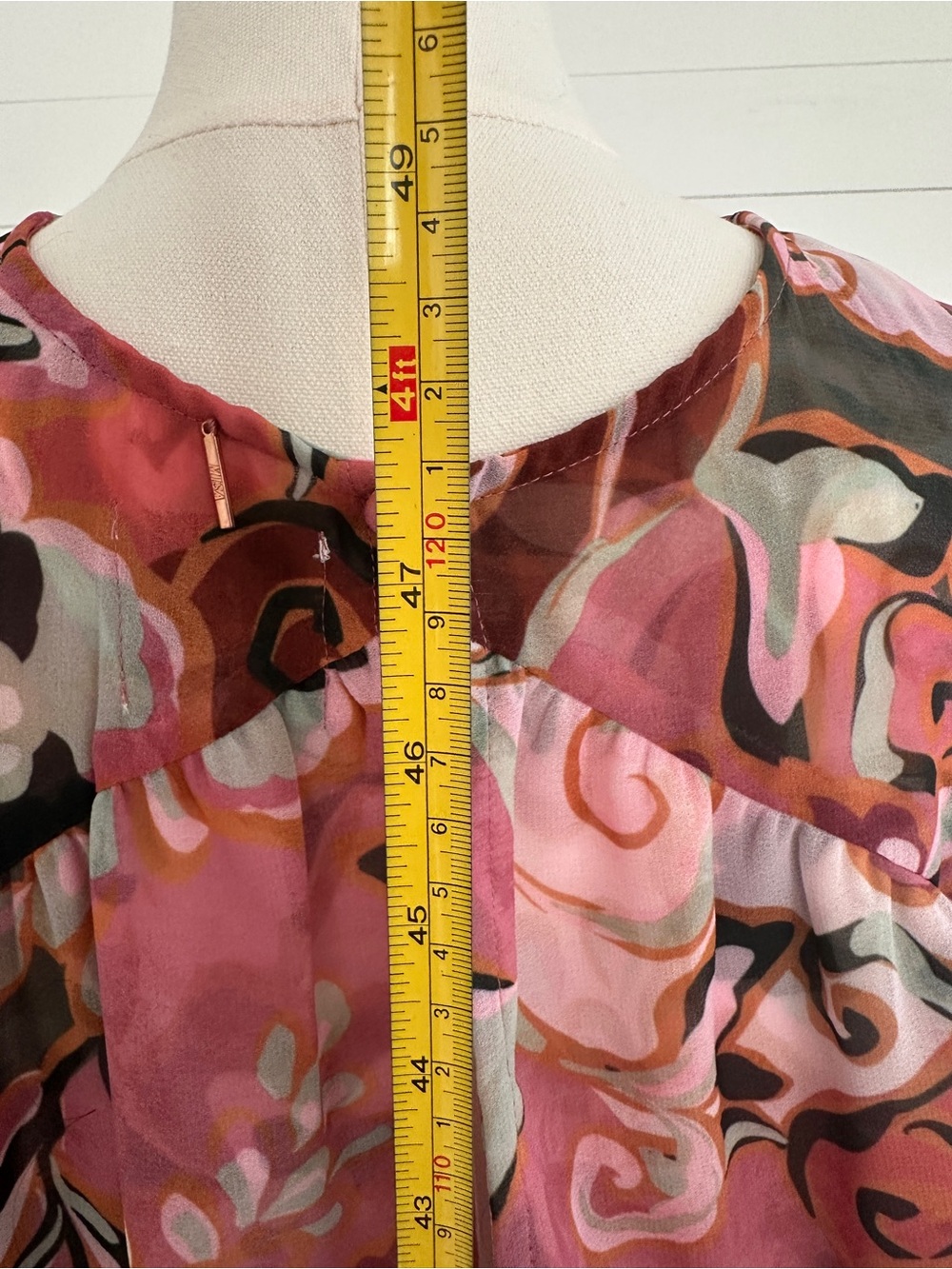 Misa Los Angeles Floral Pink Ruffled Maxi Dress - Picture 5 of 6